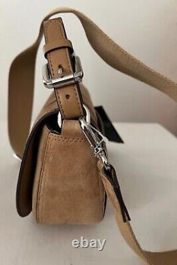 Lauren Ralph Lauren Suede Medium Tanner Crossbody Bag Nwt