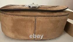 Lauren Ralph Lauren Suede Medium Tanner Crossbody Bag Nwt