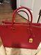 Lauren Ralph Lauren Tote Handbag Large Color Red New With Tag