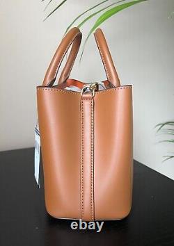 Lauren Ralph Lauren Women Lauren Tan Small Marcy Leather Satchel NWT