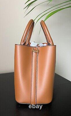 Lauren Ralph Lauren Women Lauren Tan Small Marcy Leather Satchel NWT