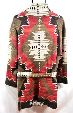 Lauren Ralph Lauren Women's 1X Southwestern Aztec Warm Cardigan Sweater NWT
