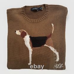 Lauren Ralph Lauren Womens Dog Sweater. Brown Size S