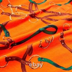 Limited Polo Ralph Lauren Equestrian Men's Bridle Print Rugby Orange L Large