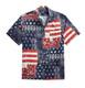 Men's Polo Ralph Lauren Classic Fit Patchwork Us Flag Bandana Camp Shirt New