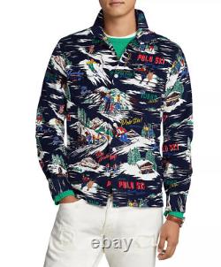 Men's Polo Ralph Lauren Classic Fit Ski Print Corduroy Camp Shirt New