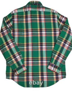 Men's Polo Ralph Lauren Classic Flannel Shirt Medium M Multicolor Plaid NEW L/S