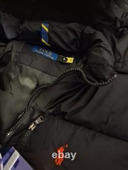 Men's Polo Ralph Lauren The Gorham down-padded jacket, black, SIZE LARGE, NEW