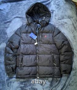 Men's Polo Ralph Lauren The Gorham down-padded jacket, black, SIZE SMALL, NEW