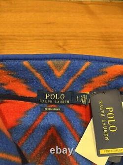 Mens Polo Ralph Lauren Aztec Southwestern Multicolor Fleece Pullover Large NWT