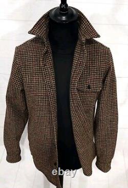 Mens Polo Ralph Lauren Houndstooth Country Tweed Shetland Wool Overshirt 40