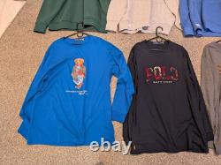 Mens Polo Ralph Lauren Shirt Bundle XLT (XL-Tall) 19 Items Total NWOT & NWT