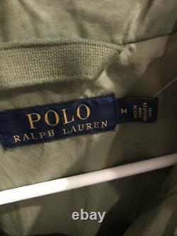 Mens Ralph Lauren Polo USA American Military Field Jacket Olive Green Medium