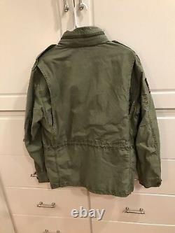 Mens Ralph Lauren Polo USA American Military Field Jacket Olive Green Medium