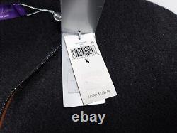 NEW $1495 Ralph Lauren Purple Label Cashmere Quarter Zip Sweater Small Grey S