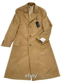 NEW $495 Ralph Lauren Columbia Classic Fit Camel Men's Wool Overcoat Coat 40R