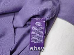 NEW $995 Ralph Lauren Purple Label Light Pinkish Cashmere Crewneck Sweater M