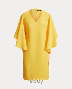 NEW! Lauren Ralph Lauren Women's 12 Ruffle-Sleeve Cocktail Dress NWT $175