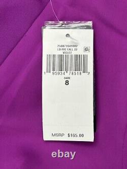NEW! Lauren Ralph Lauren Women's 8 Buckle-Trim Georgette Shirtdress NWT $165