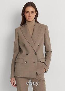 NEW! Lauren Ralph Lauren Women's Plus 18 Wool Crepe Blazer NWT $345