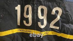 NEW Medium Mens Polo Ralph Lauren Indigo Stadium Denim Jacket RRL 1992 P-Wing