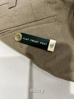 NEW NWOT Lauren Ralph Lauren Men's Beige Dress Pants 36X32 $125