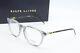 New Polo Ralph Lauren Ph 2225 5413 Transparent Authentic Eyeglasses Withcase 52-18