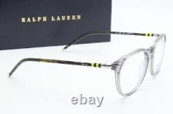 NEW POLO RALPH LAUREN PH 2225 5413 TRANSPARENT AUTHENTIC EYEGLASSES withCASE 52-18