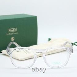 NEW POLO RALPH LAUREN PH 2258 5331 CLEAR AUTHENTIC EYEGLASSES WithCASE 49-21