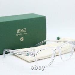 NEW POLO RALPH LAUREN PH 2258 5331 CLEAR AUTHENTIC EYEGLASSES WithCASE 49-21