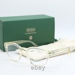 NEW POLO RALPH LAUREN PH 2262 5034 CLEAR AUTHENTIC EYEGLASSES WithCASE 50-21