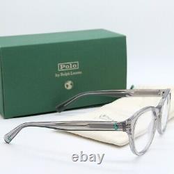NEW POLO RALPH LAUREN PH 2262 5065 GREY CLEAR AUTHENTIC EYEGLASSES WithCASE 50-21