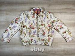 NEW POLO RALPH LAUREN WOMEN'S TRICOT REVERSIBLE QUILTED SouthWest BOMBER JACKET