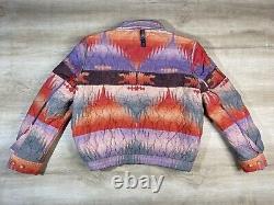 NEW POLO RALPH LAUREN WOMEN'S TRICOT REVERSIBLE QUILTED SouthWest BOMBER JACKET