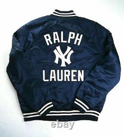 NEW POLO Ralph Lauren Men's LIMITED MLB Collection Yankees NY Satin Jacket XXL