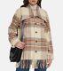 New! Polo Ralph Lauren Plaid Fringe Trim Wool Blend Shirt Jacket Women Size Xxl