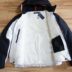 NEW Polo Ralph Lauren Big Pony Men's Hooded Down Puffer Jacket Coat White Black