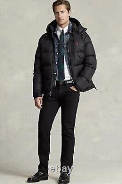 NEW Polo Ralph Lauren Classic 1 Men's Puffer Down Jacket Black Size XL