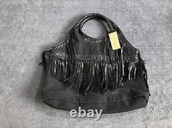 NEW Polo Ralph Lauren Denim & Supply Leather Fringe Shoulder Messenger Bag Purse