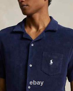 NEW! Polo Ralph Lauren Men's L Terry Camp Shirt NWT $125