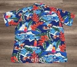 NEW Polo Ralph Lauren Men's Size XLT Viscose Hoffman Camp Hawaiian Shirt TALL