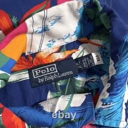 NEW Polo Ralph Lauren Men's Size XLT Viscose Hoffman Camp Hawaiian Shirt TALL