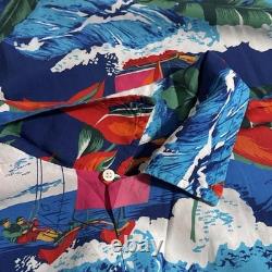 NEW Polo Ralph Lauren Men's Size XLT Viscose Hoffman Camp Hawaiian Shirt TALL