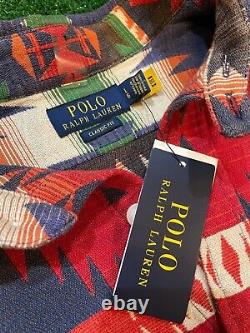 NEW Polo Ralph Lauren Men's Southwest Jacquard Shirt Flannel (MSRP$228) Large