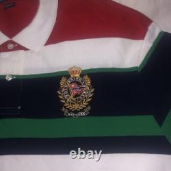 NEW Polo Ralph Lauren Mens CLASSIC Fit CREST STRIPED Multi-Color Shirt Size XXL