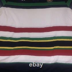 NEW Polo Ralph Lauren Mens CLASSIC Fit CREST STRIPED Multi-Color Shirt Size XXL