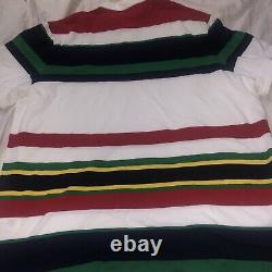 NEW Polo Ralph Lauren Mens CLASSIC Fit CREST STRIPED Multi-Color Shirt Size XXL
