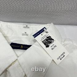 NEW Polo Ralph Lauren Mens XL Classic Fit Button Down Oxford Solid with Flesh Pony