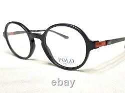 NEW Polo Ralph Lauren PH2189 5284 Mens Black & Red Round Eyeglasses Frames 49/21