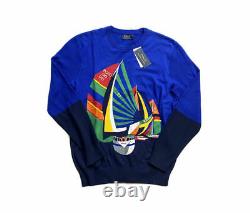 NEW Polo Ralph Lauren RL CP-93 Regatta Sailing Boat Sailboat Yacht Sweater M / L